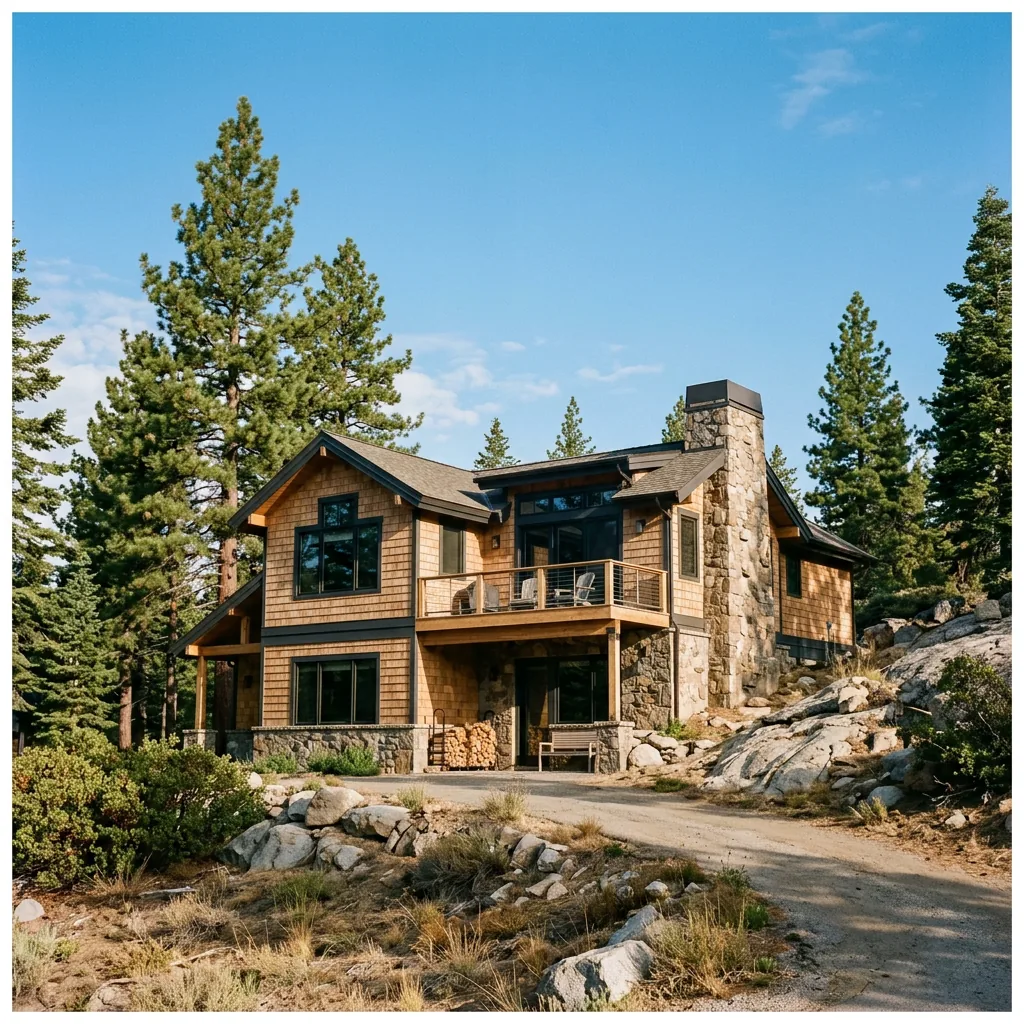 Well-maintained Tahoe residence in summer